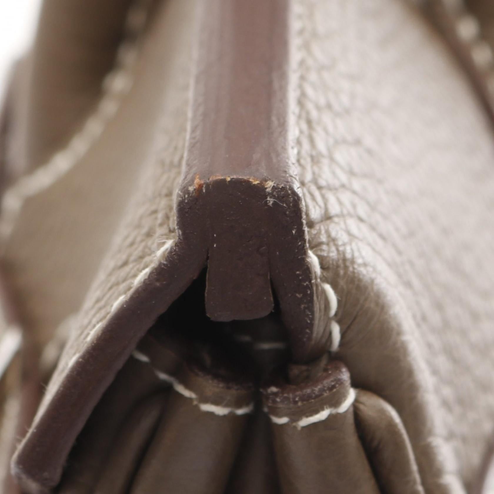 Hermes Hermes Birkin 30 Etoupe Handbag Clemence Leather Gray Brown Silver Hardware U Stamp Size ONE SIZE - 10 Thumbnail