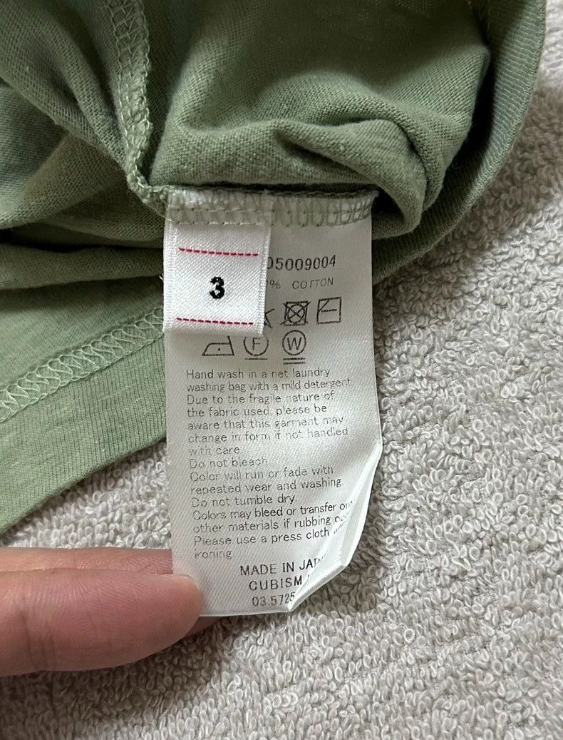 Visvim VISVIM Jumbo Tee Green Short Sleeve Shirt Size US L / EU 52-54 / 3 - 4 Thumbnail