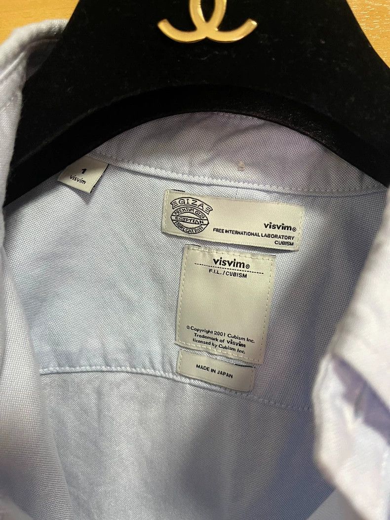 Visvim Visvim Button-Up Shirt in Light Blue Size US M / EU 48-50 / 2 - 6 Thumbnail