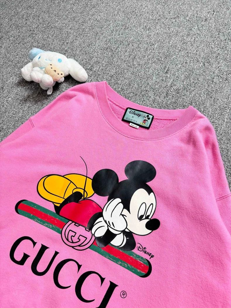 Gucci Gucci Disney Pink Mickey Sweatshirt M Size Size US M / EU 48-50 / 2 - 3 Thumbnail