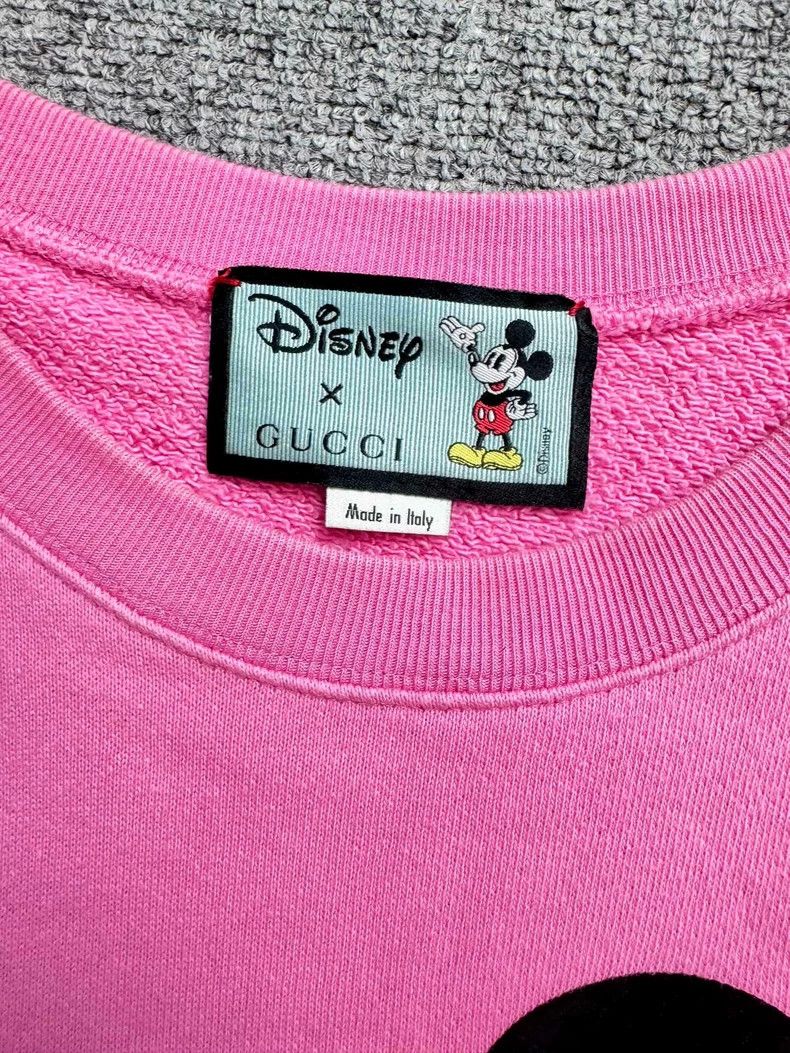Gucci Gucci Disney Pink Mickey Sweatshirt M Size Size US M / EU 48-50 / 2 - 4 Thumbnail