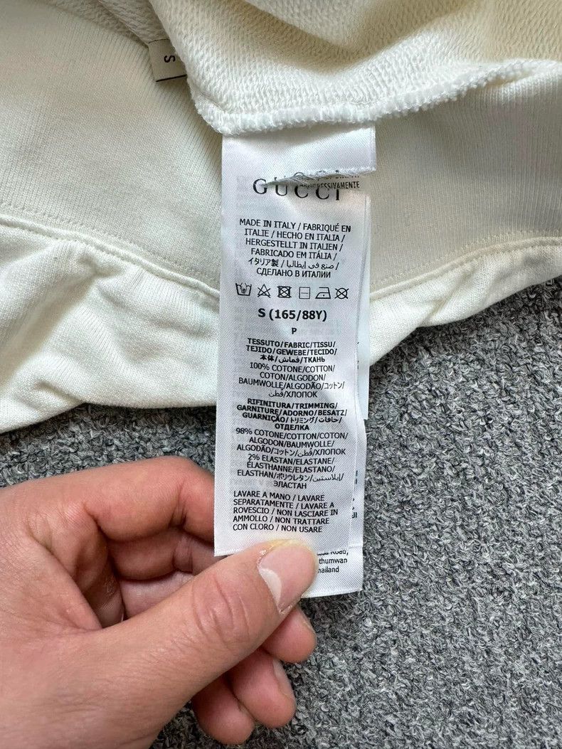 Gucci White Rainbow Star Bear Hoodie Size US S / EU 44-46 / 1 - 5 Thumbnail