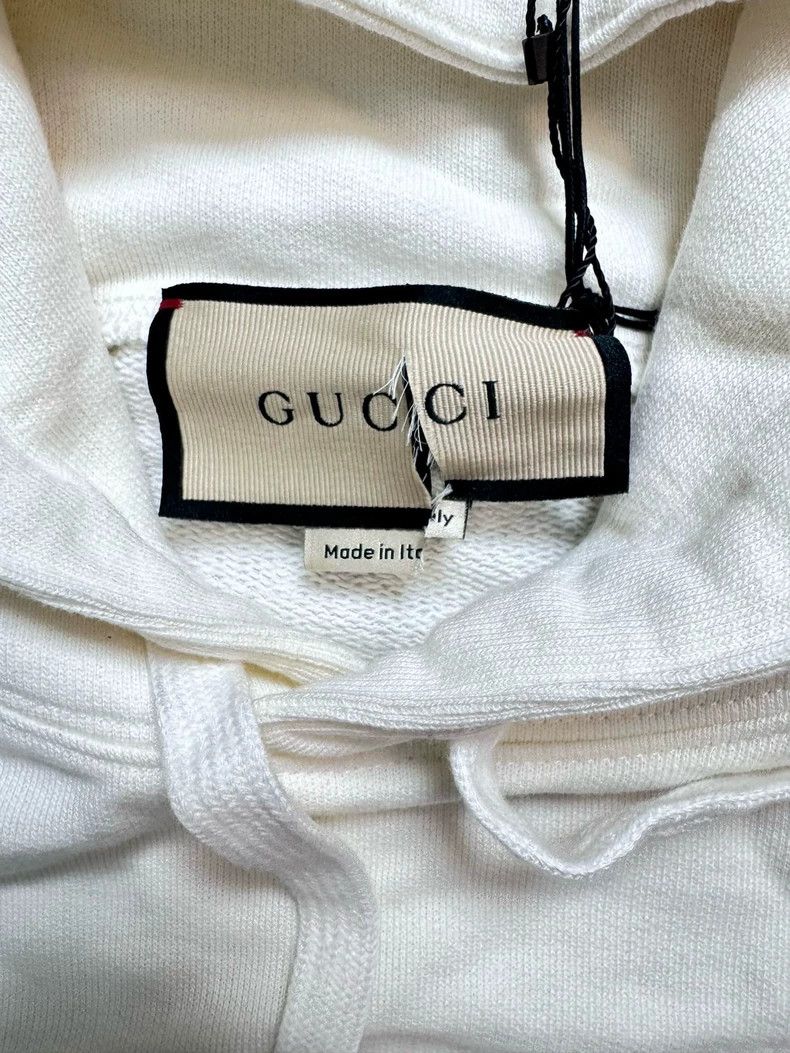 Gucci White Rainbow Star Bear Hoodie Size US S / EU 44-46 / 1 - 4 Thumbnail