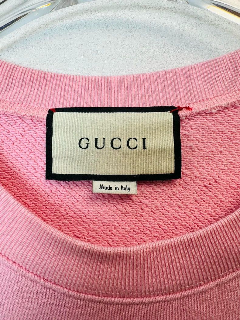 Gucci Gucci Pink Embroidered Sweatshirt Size S Size US S / EU 44-46 / 1 - 3 Thumbnail