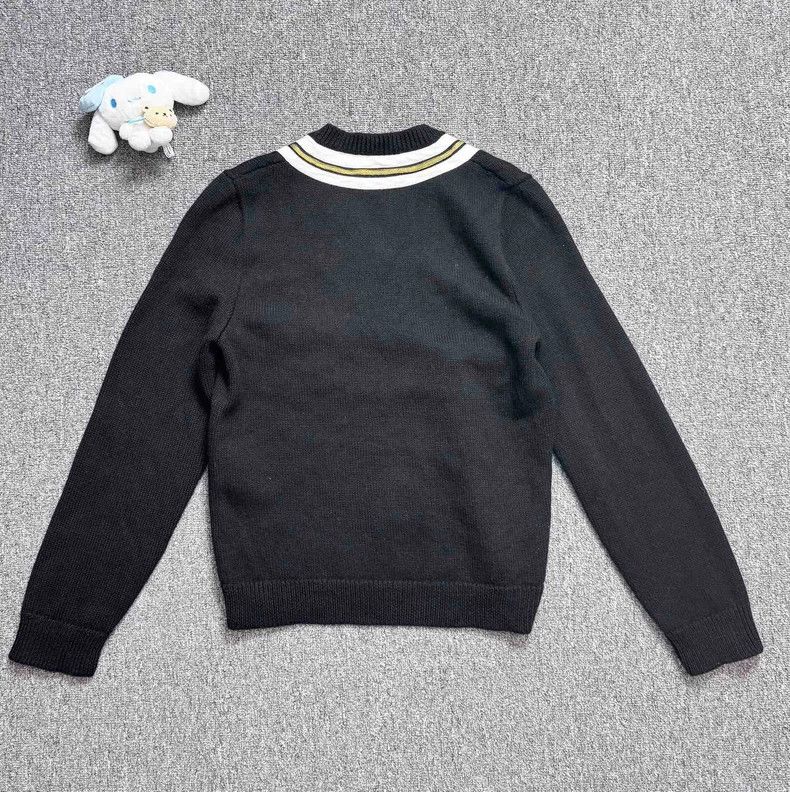 Gucci Black Bee Knit Sweater by Gucci Size US M / EU 48-50 / 2 - 2 Thumbnail