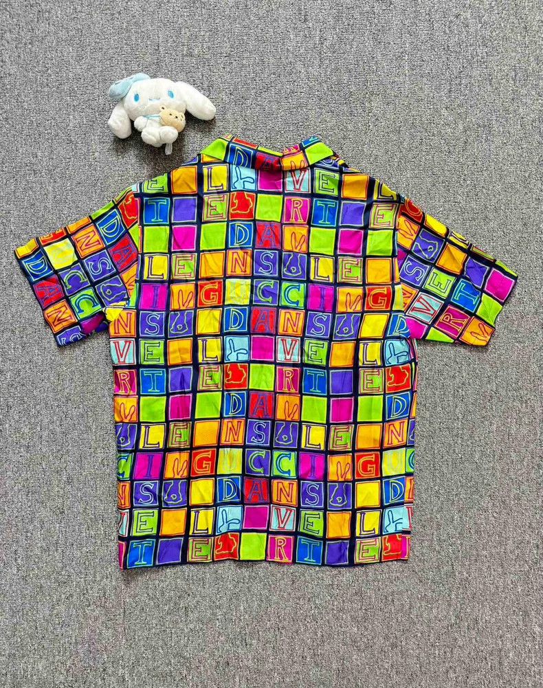 Gucci Gucci Rainbow Letter Short Sleeve Shirt Size US M / EU 48-50 / 2 - 2 Thumbnail