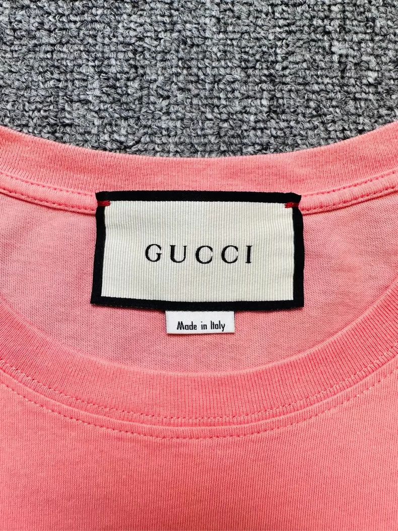 Gucci Gucci Pink Logo Short Sleeve T-Shirt Size US XS / EU 42 / 0 - 2 Thumbnail
