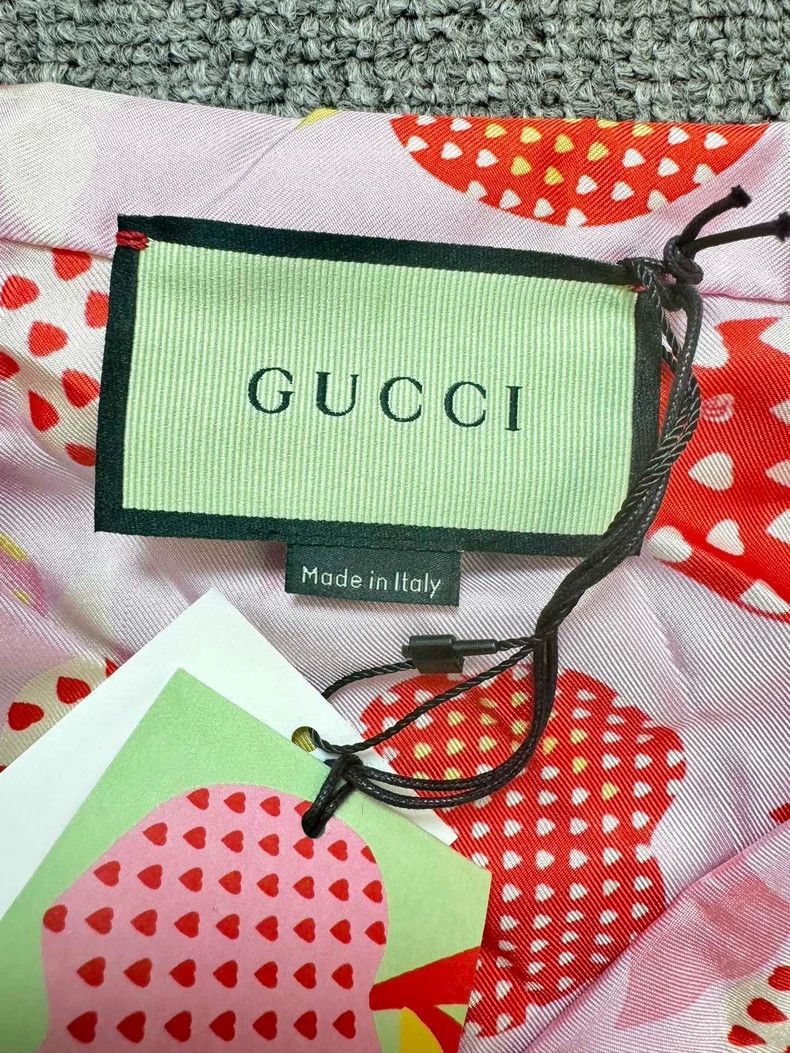 Gucci Gucci Pink Apple Logo Silk Pajama Shirt Size US M / EU 48-50 / 2 - 4 Thumbnail