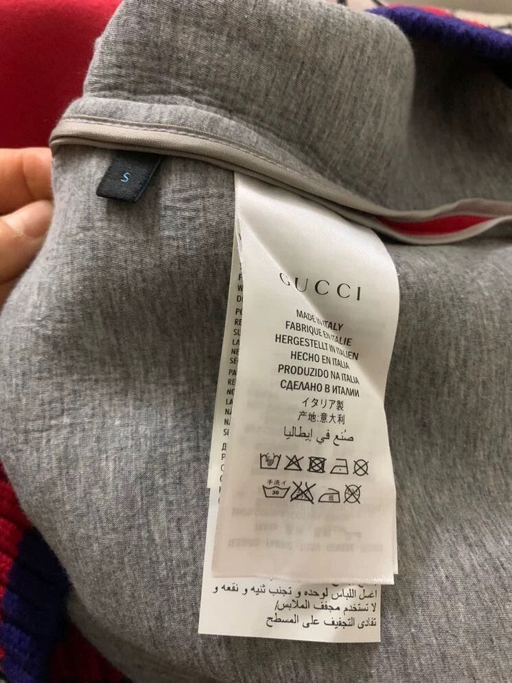 Gucci Red Gucci Diamond Pattern Sweatshirt Size US S / EU 44-46 / 1 - 6 Thumbnail
