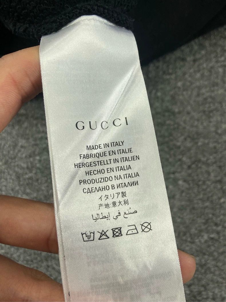 Gucci Black Long Sleeve Sequin Sweatshirt