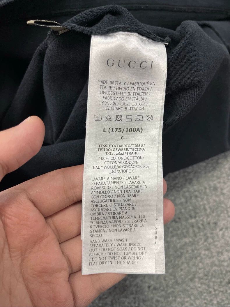 Gucci Gucci Classic Logo Lightning Print T-Shirt Size US L / EU 52-54 / 3 - 5 Thumbnail