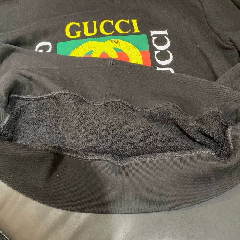 Gucci Vintage Gucci Distressed Sweatshirt Size US M / EU 48-50 / 2 - 6 Thumbnail