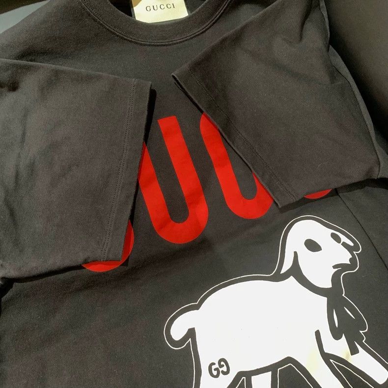 Gucci Gucci Printed Oversized Short Sleeve Tee Size US S / EU 44-46 / 1 - 3 Thumbnail