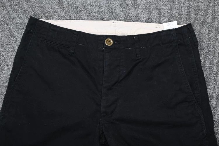 パンツ visvim HIGH WATER CHINO BLACK 3 Visvim High-Water Chino Pants Black Color