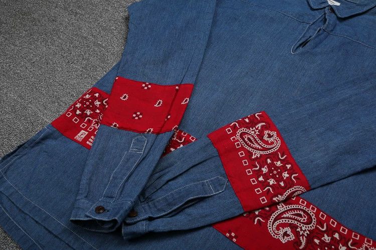Visvim VISVIM KERCHEIF TUNIC Blue Floral Shirt Size US M / EU 48-50 / 2 - 4 Thumbnail