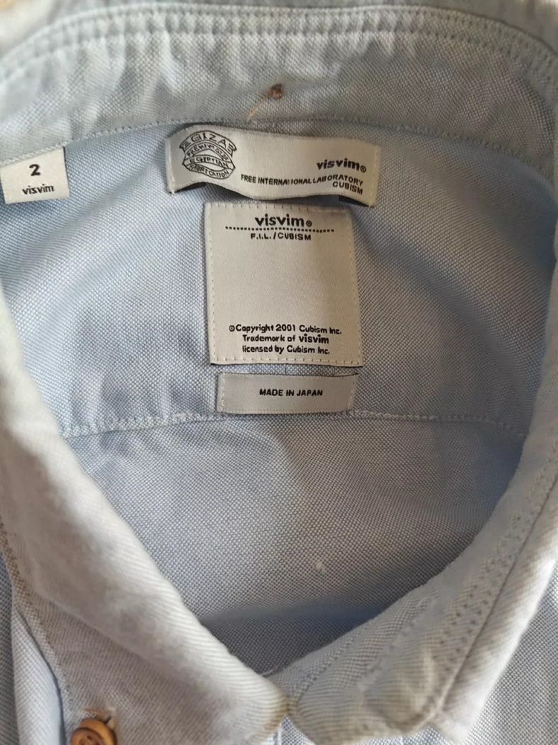 Visvim Classic Visvim Oxford Shirt with Artistic Sleeves Size US M / EU 48-50 / 2 - 4 Thumbnail