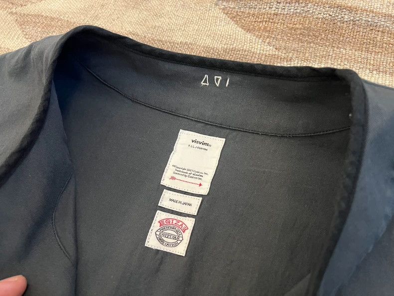 Visvim Visvim Tunic Carbon Black Long Sleeve Shirt Size US S / EU 44-46 / 1 - 4 Thumbnail