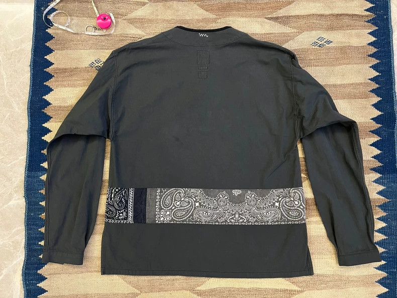 Visvim Visvim Tunic Carbon Black Long Sleeve Shirt Size US S / EU 44-46 / 1 - 3 Thumbnail