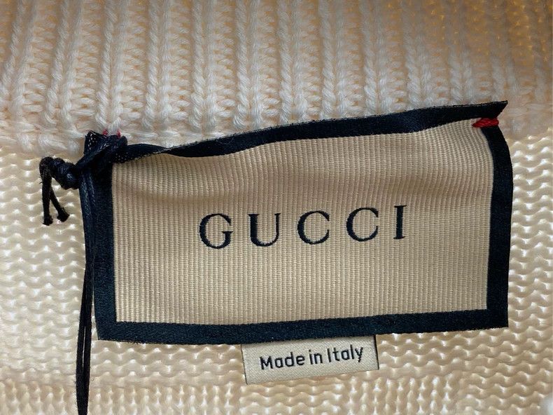 Gucci Red and White Striped Knit Sweater Size US XS / EU 42 / 0 - 3 Thumbnail