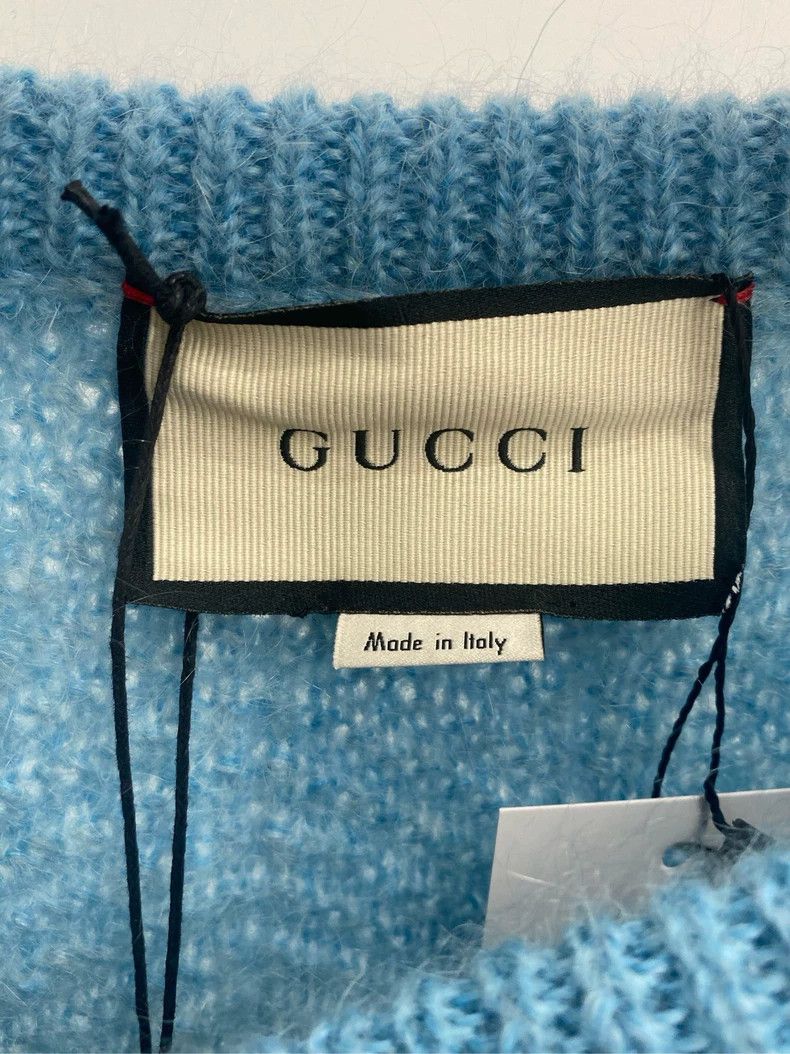 Gucci GUCCI Rabbit Embroidered Long Sleeve Sweater Size US S / EU 44-46 / 1 - 3 Thumbnail