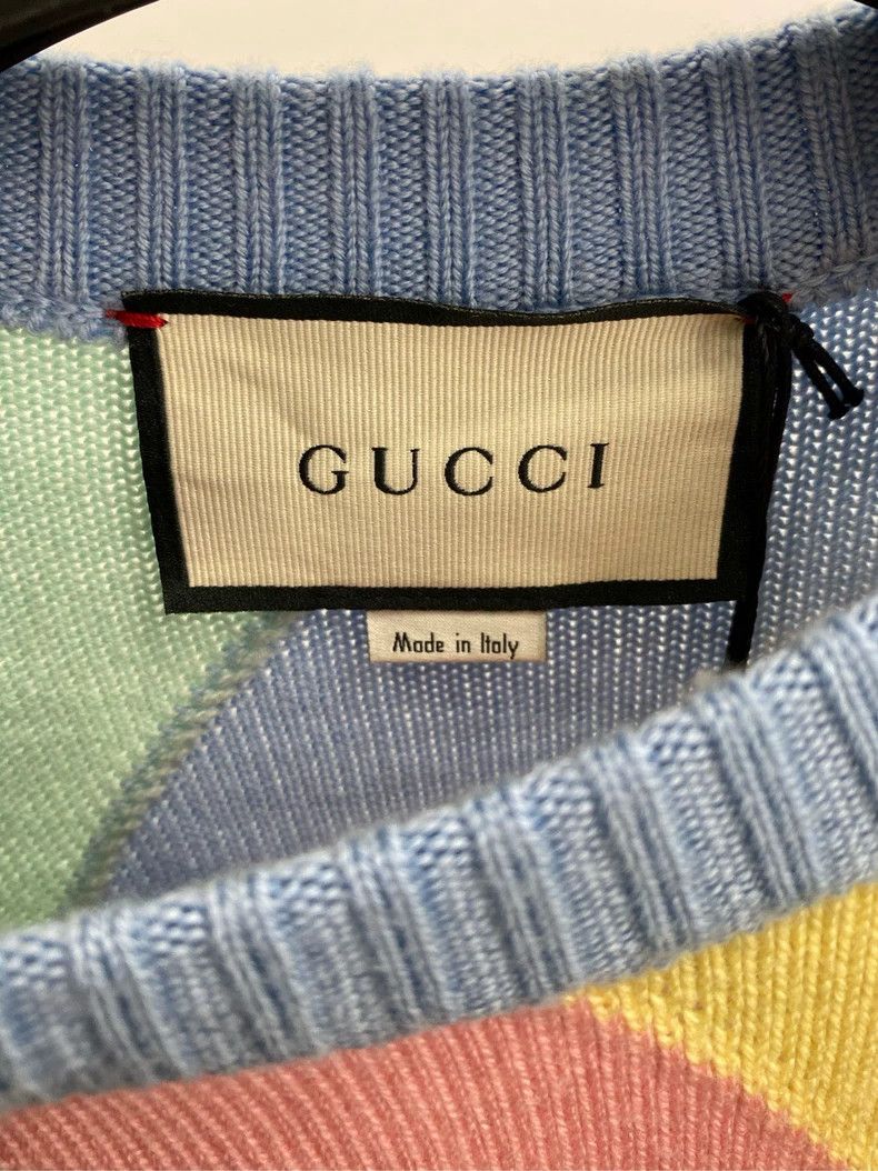 Gucci Gucci Ice Cream Color Sweater Size S Size US S / EU 44-46 / 1 - 3 Thumbnail