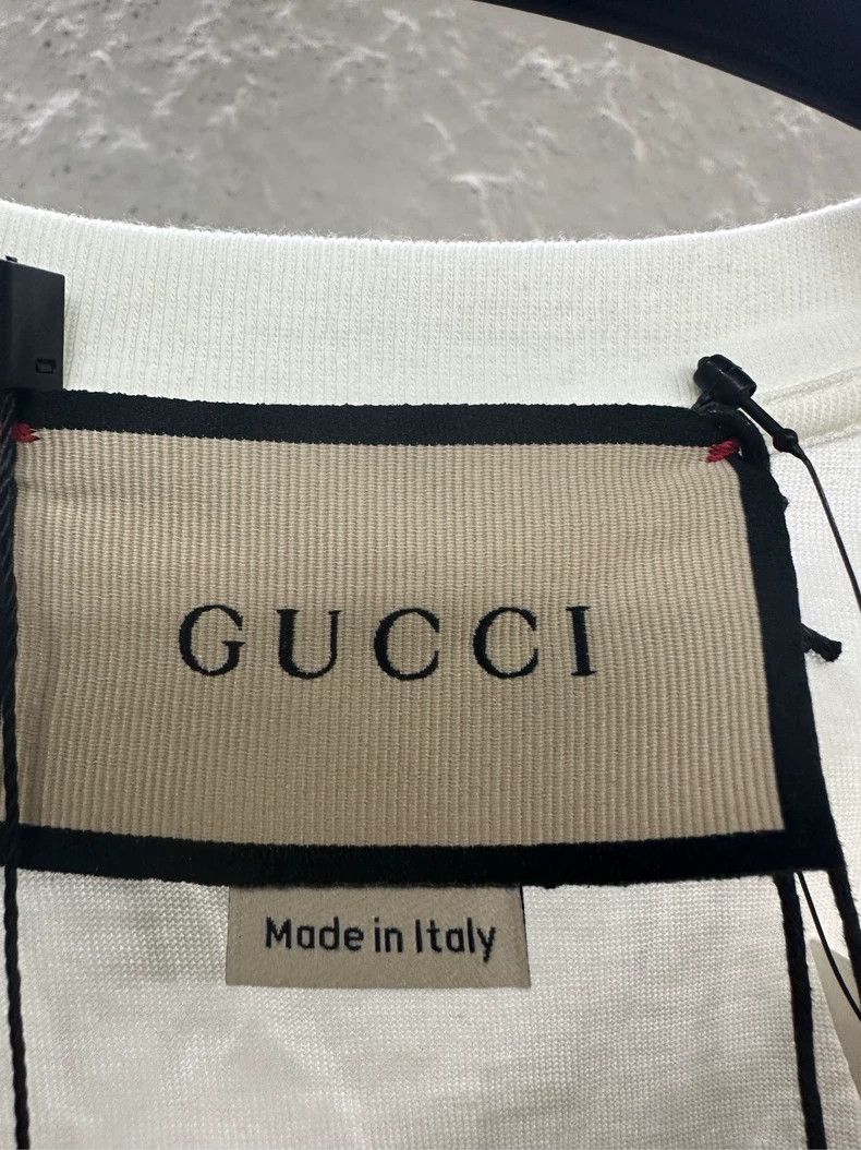 Gucci Gucci Cartoon Print Short Sleeve T-Shirt Size US L / EU 52-54 / 3 - 3 Thumbnail