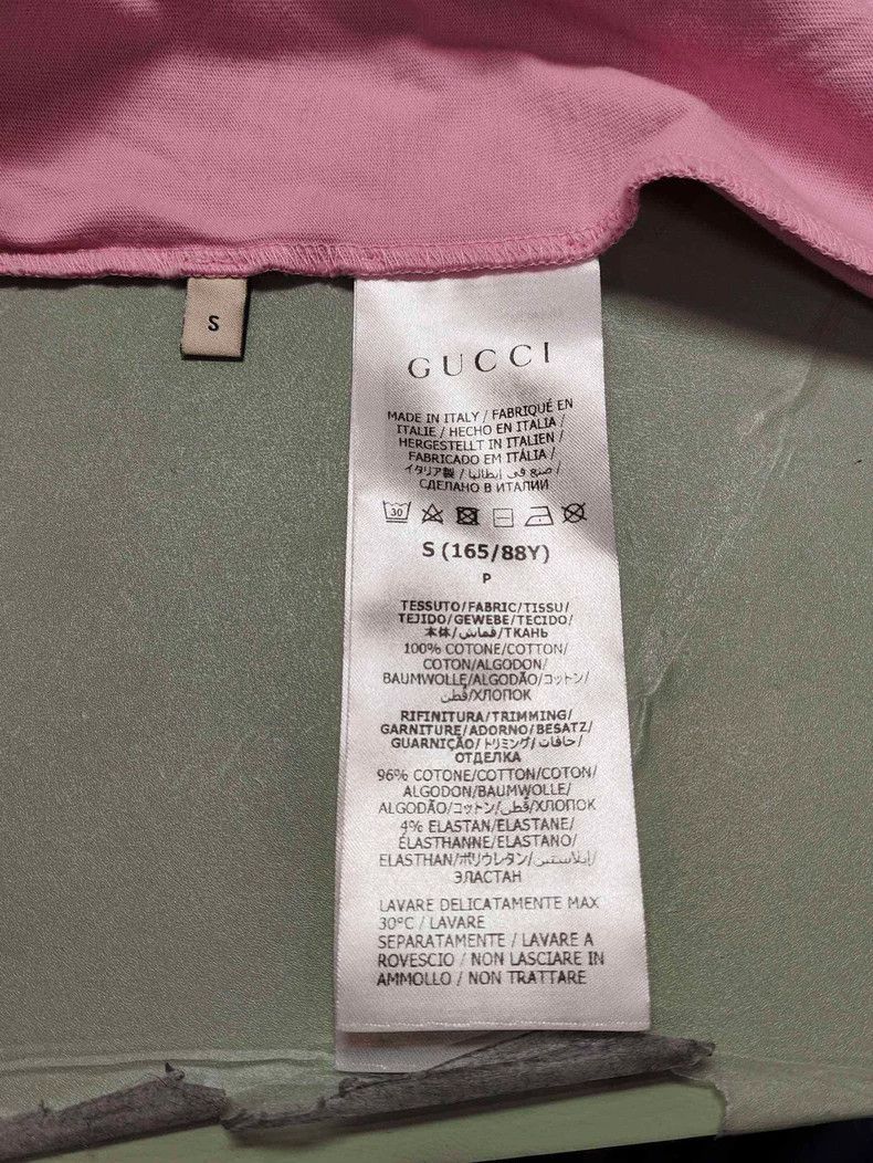 Gucci Gucci Adidas Pink Graphic Short Sleeve Shirt Size US S / EU 44-46 / 1 - 6 Thumbnail