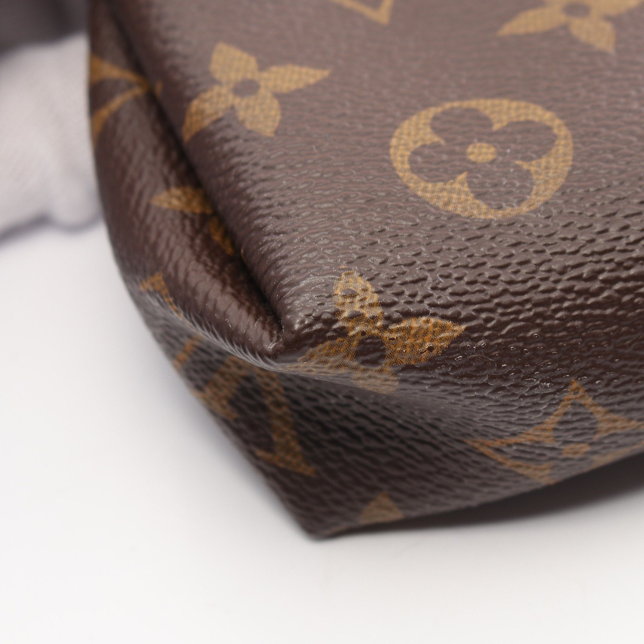 Louis Vuitton Louis Vuitton Pallas Clutch Monogram Marine Chain Handbag Leather Brown Navy Size ONE SIZE - 6 Thumbnail