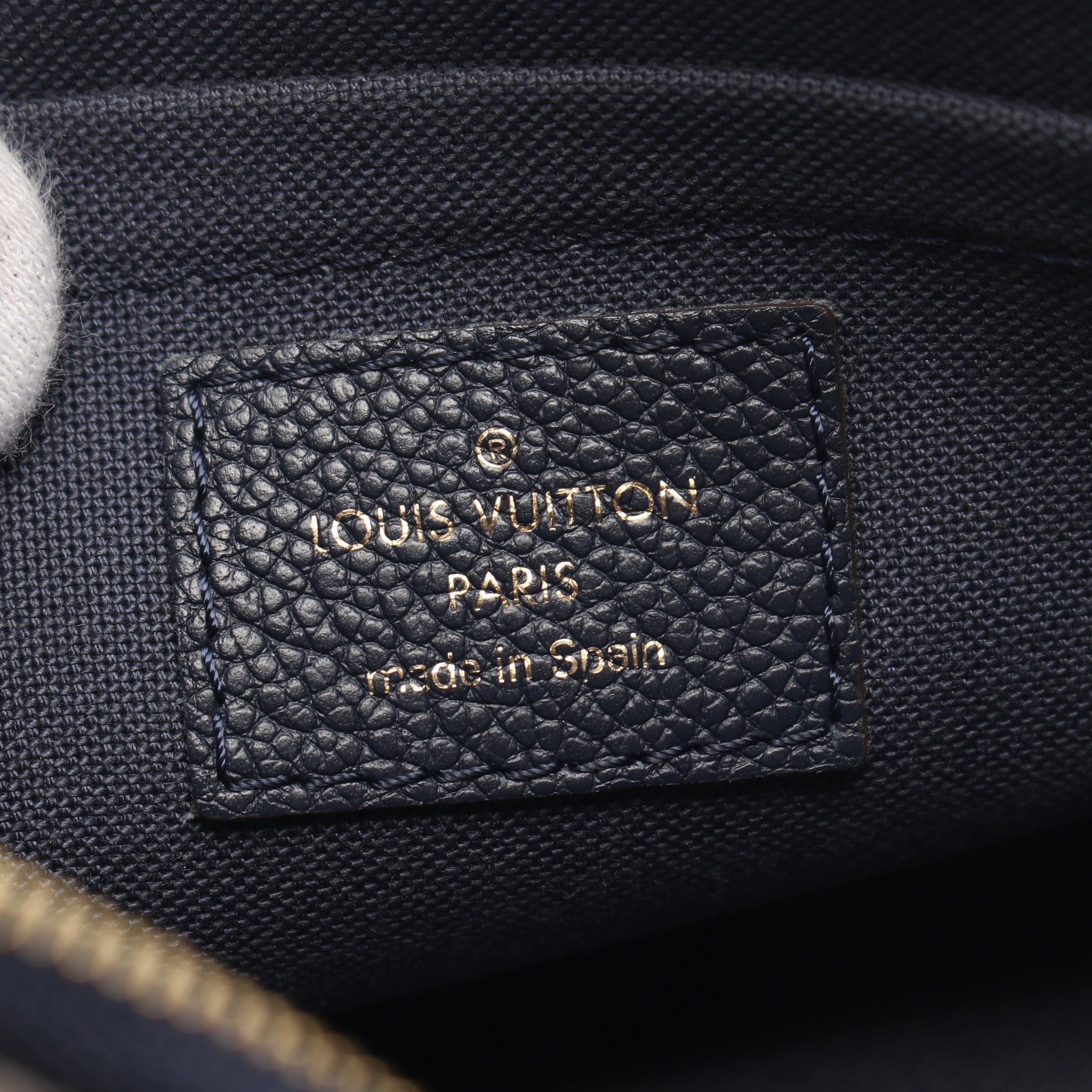 Louis Vuitton Louis Vuitton Pallas Clutch Monogram Marine Chain Handbag Leather Brown Navy Size ONE SIZE - 4 Thumbnail
