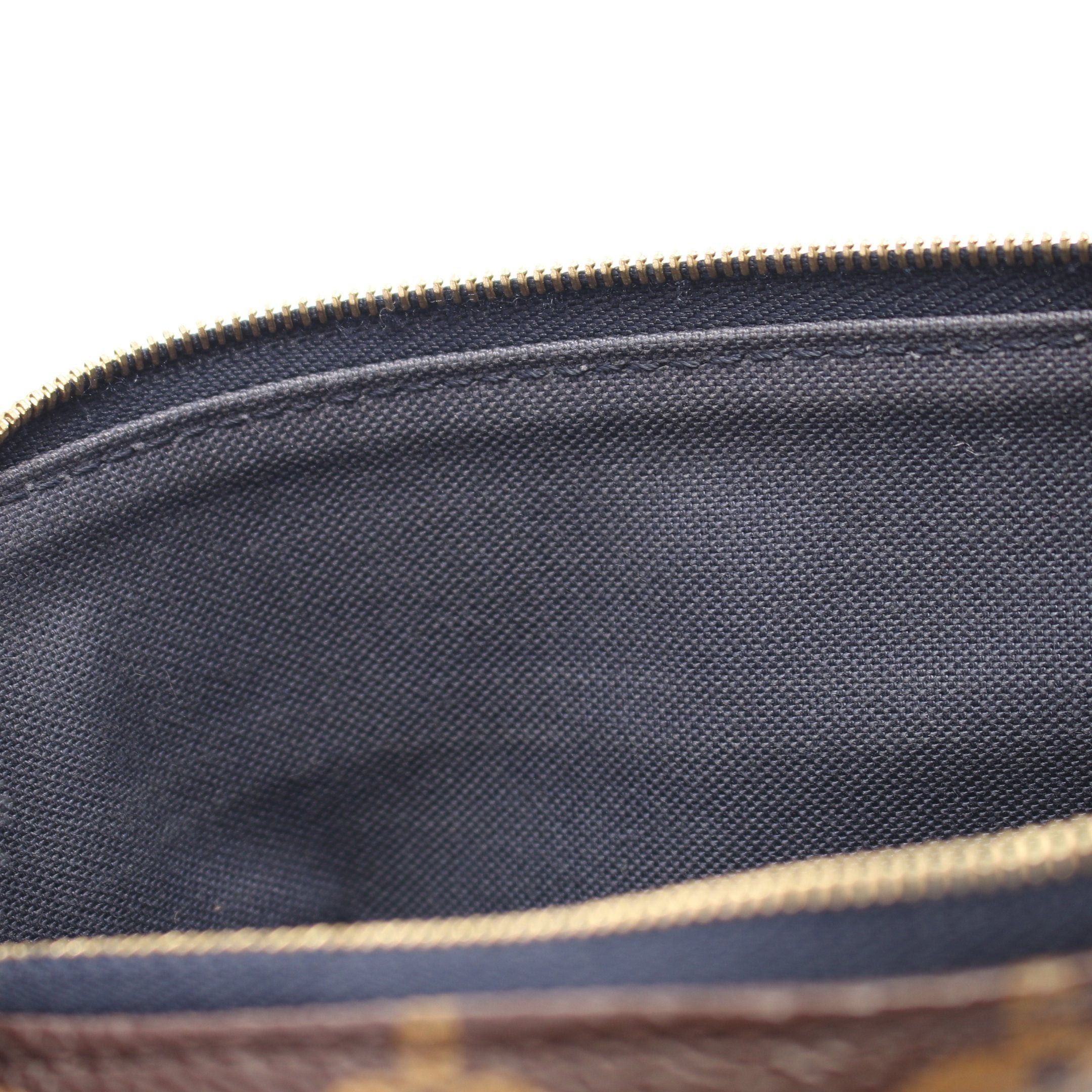 Louis Vuitton Louis Vuitton Pallas Clutch Monogram Marine Chain Handbag Leather Brown Navy Size ONE SIZE - 8 Thumbnail