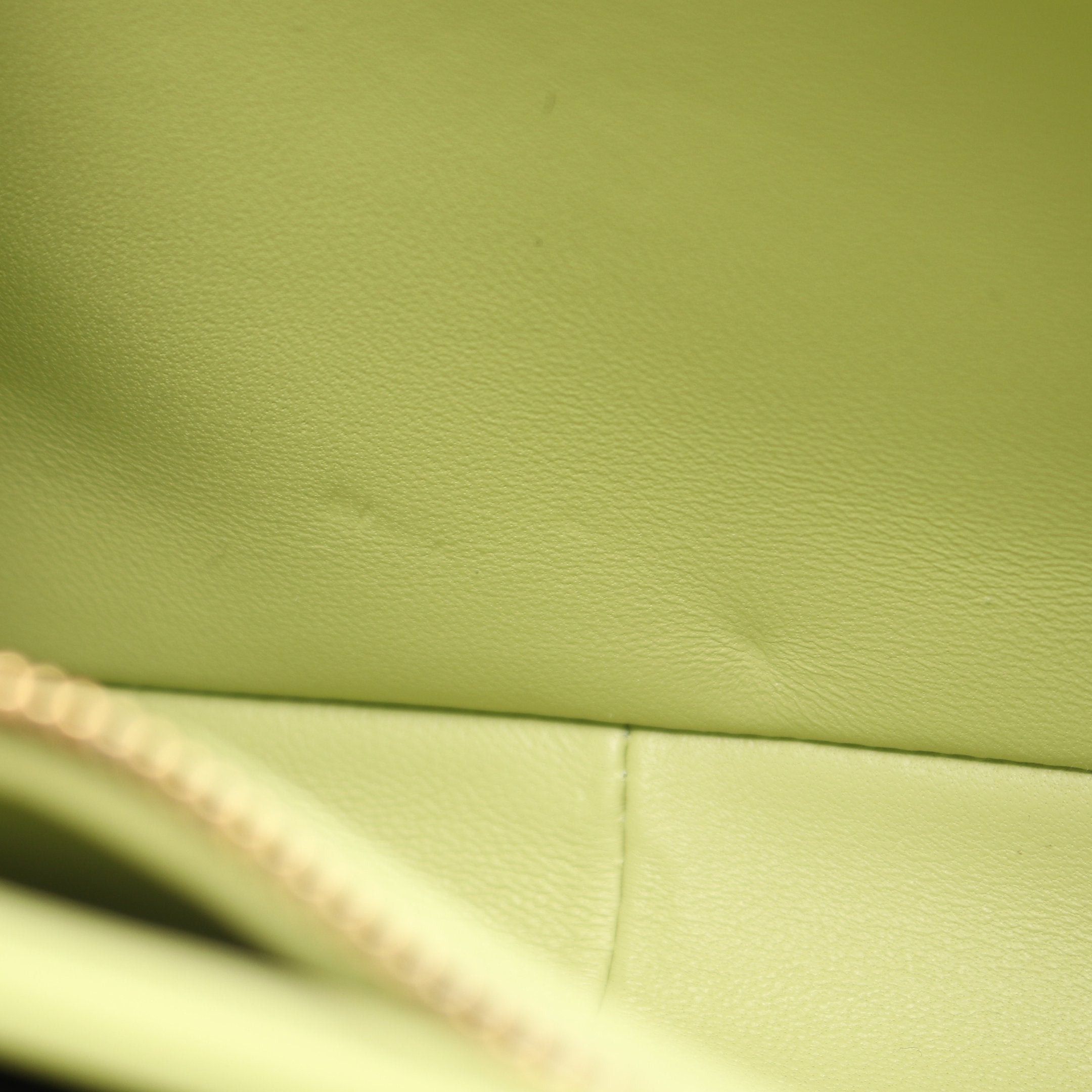 Celine Celine Teen Triomphe Bag Shoulder Leather Light Green Size ONE SIZE - 5 Thumbnail