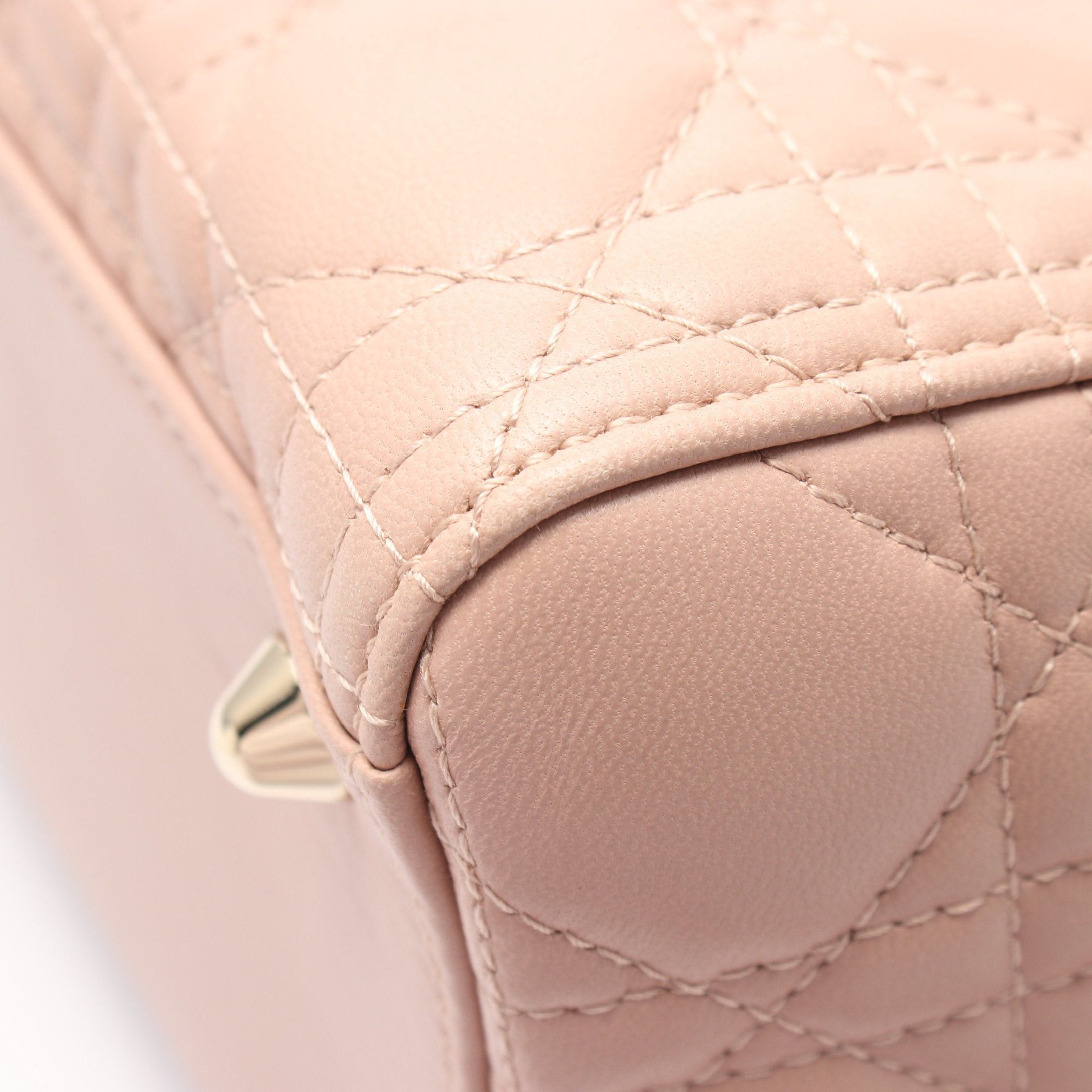 Dior Dior Lady Dior Large Canage Handbag Leather Pink Size ONE SIZE - 6 Thumbnail