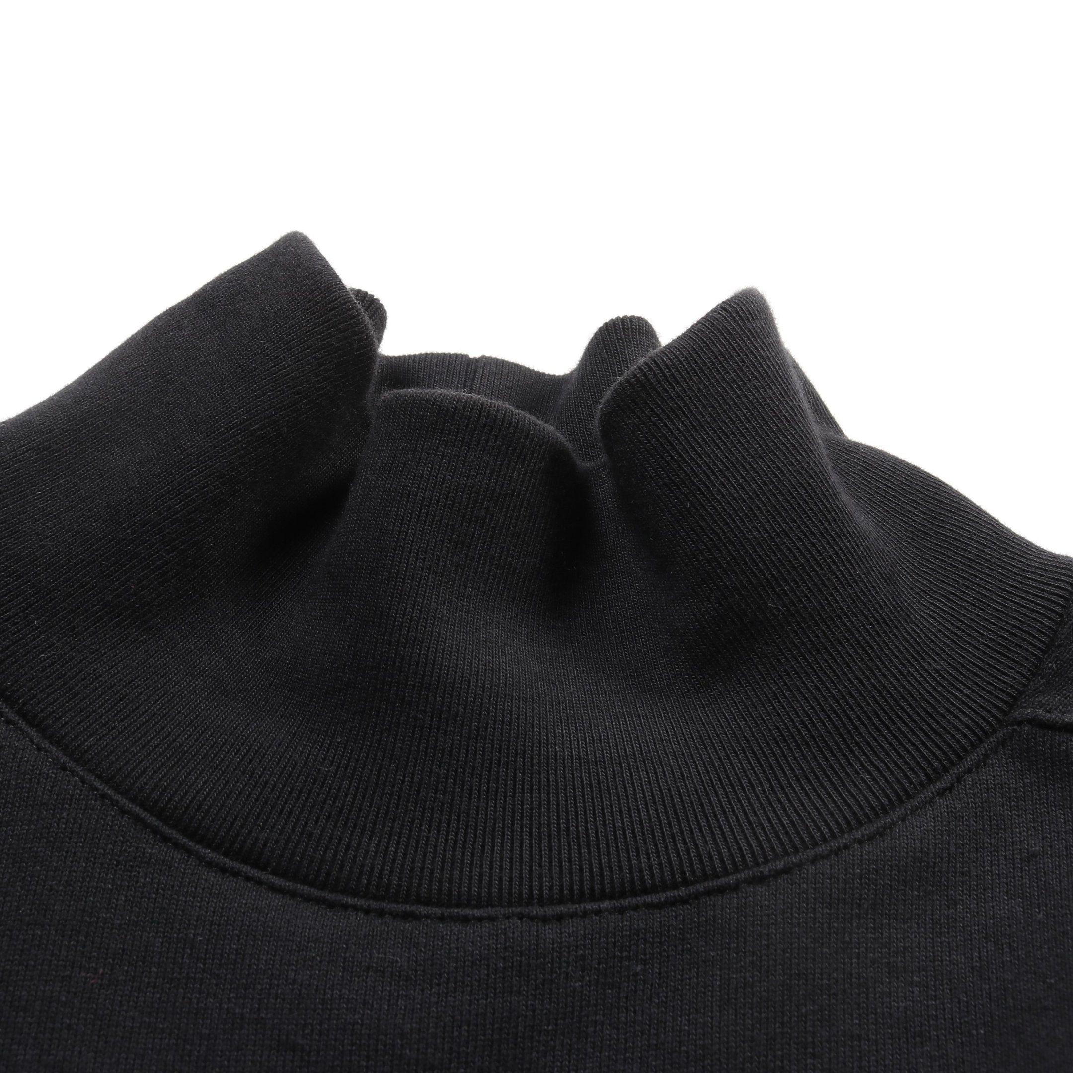 Gucci Gucci Sweatshirt Turtleneck Logo Embroidery Cotton Black Size ONE SIZE - 9 Thumbnail