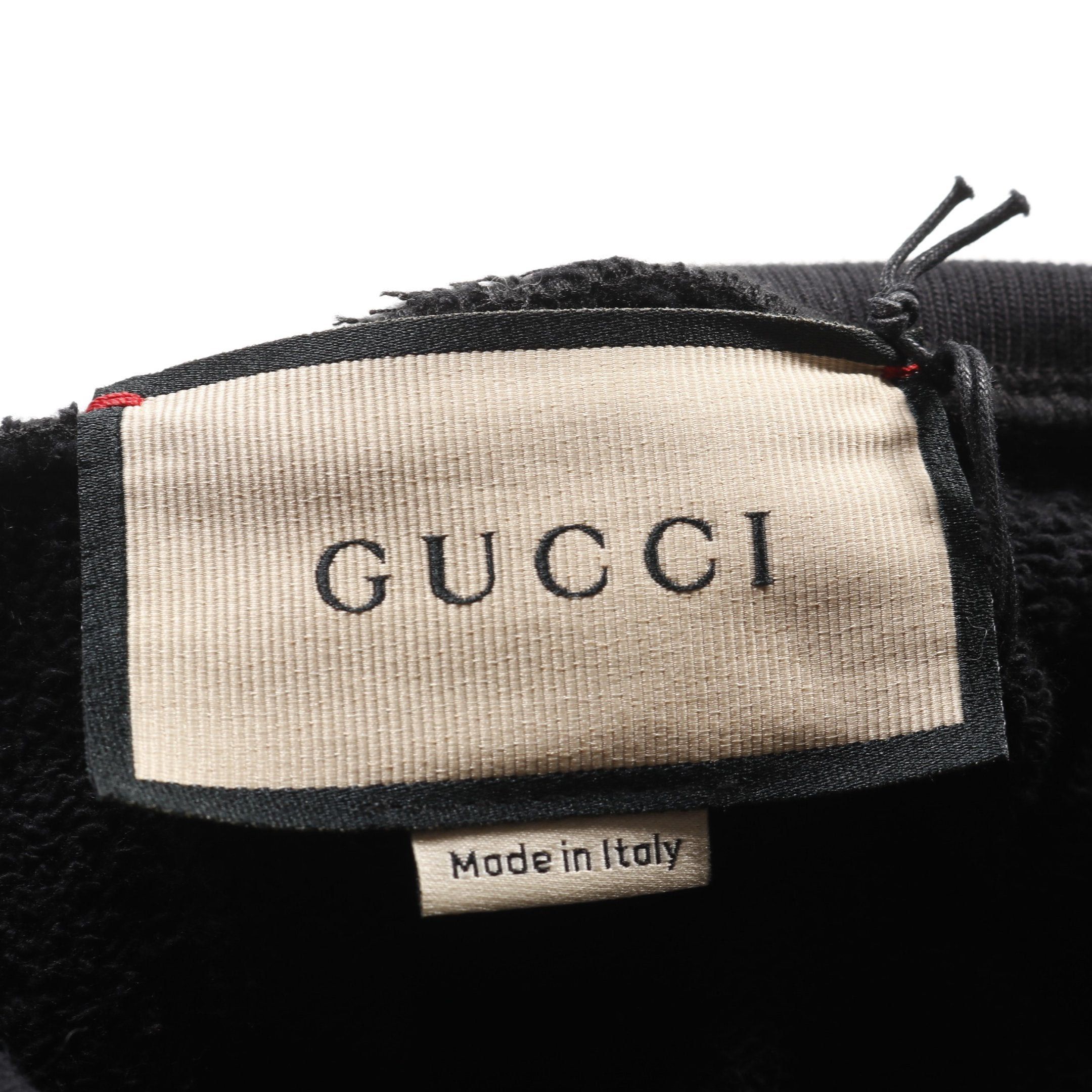 Gucci Gucci Sweatshirt Turtleneck Logo Embroidery Cotton Black Size ONE SIZE - 3 Thumbnail