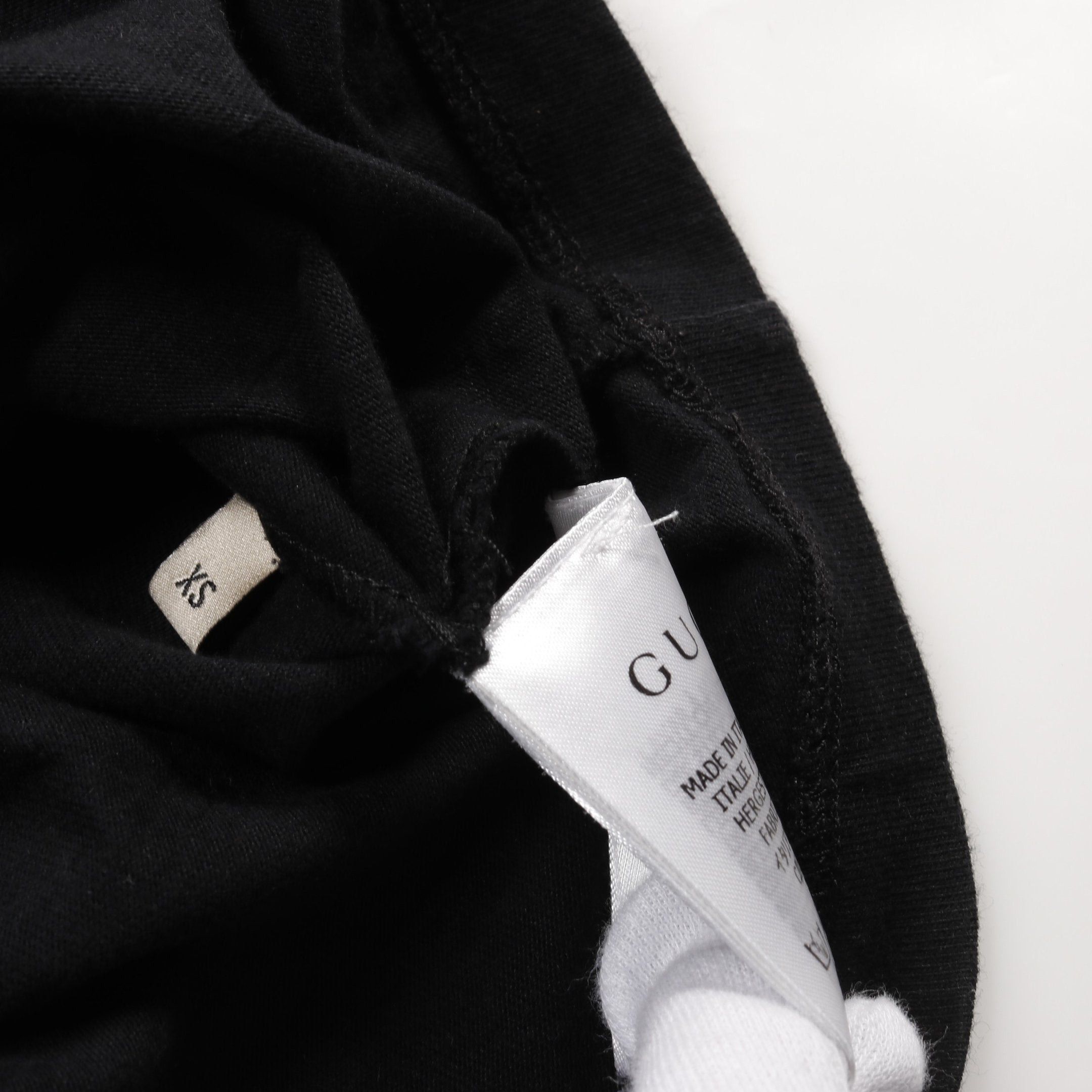 Gucci Gucci Cropped T-Shirt Short Sleeve Logo Cotton Black Multicolor Sequin Size ONE SIZE - 9 Thumbnail