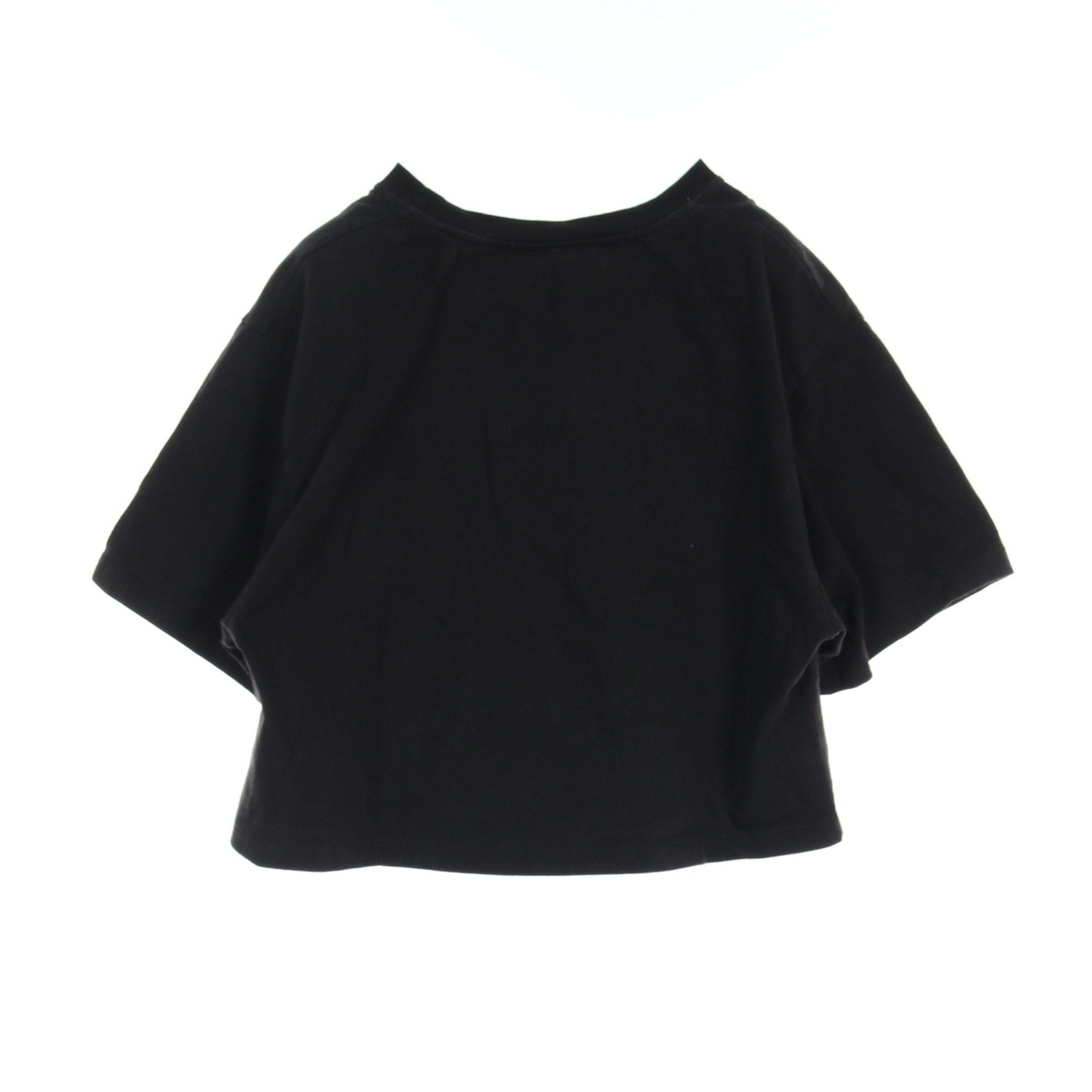 Gucci Gucci Cropped T-Shirt Short Sleeve Logo Cotton Black Multicolor Sequin Size ONE SIZE - 2 Thumbnail