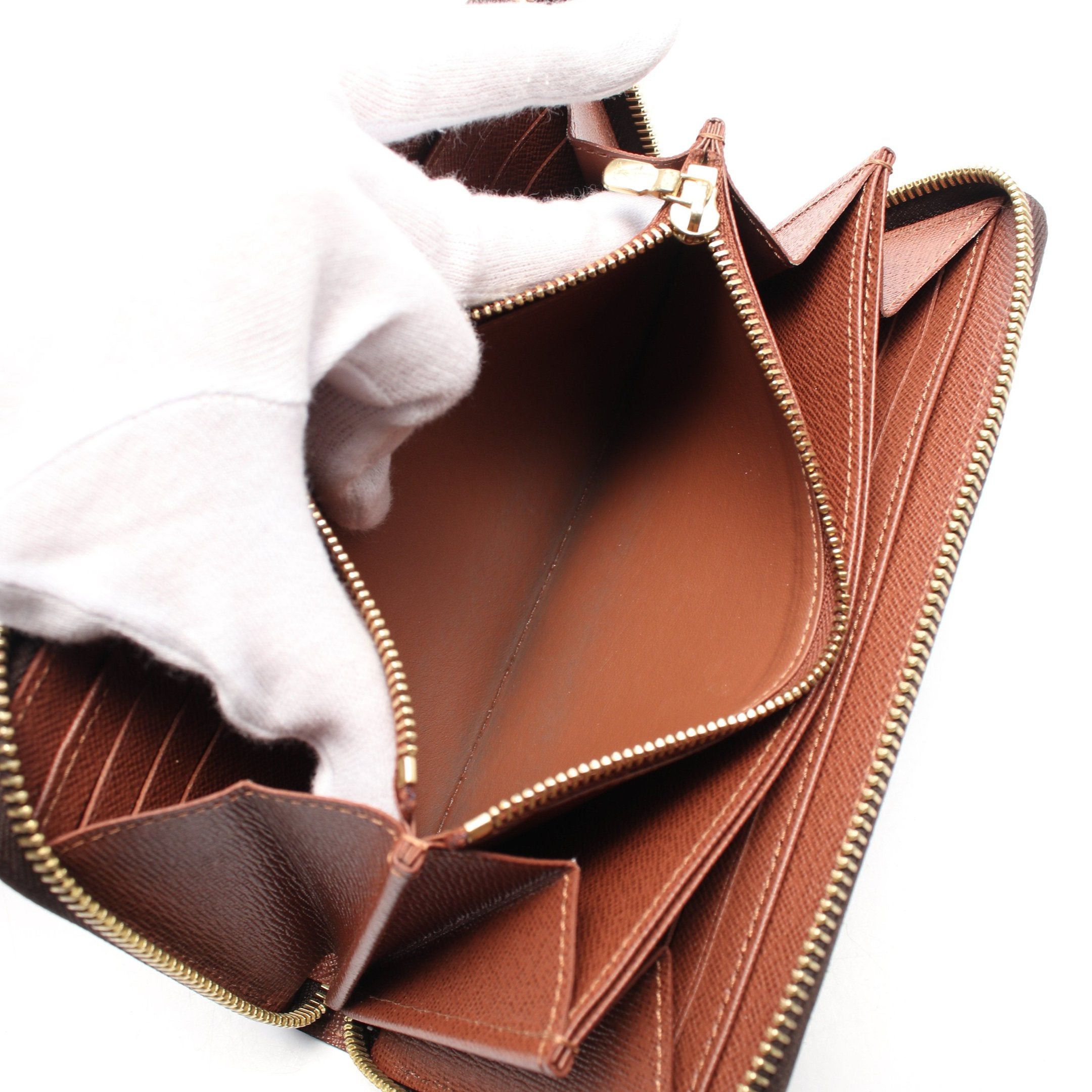 Louis Vuitton Louis Vuitton Zippy Wallet Monogram Round Zipper Long Brown Size ONE SIZE - 5 Thumbnail