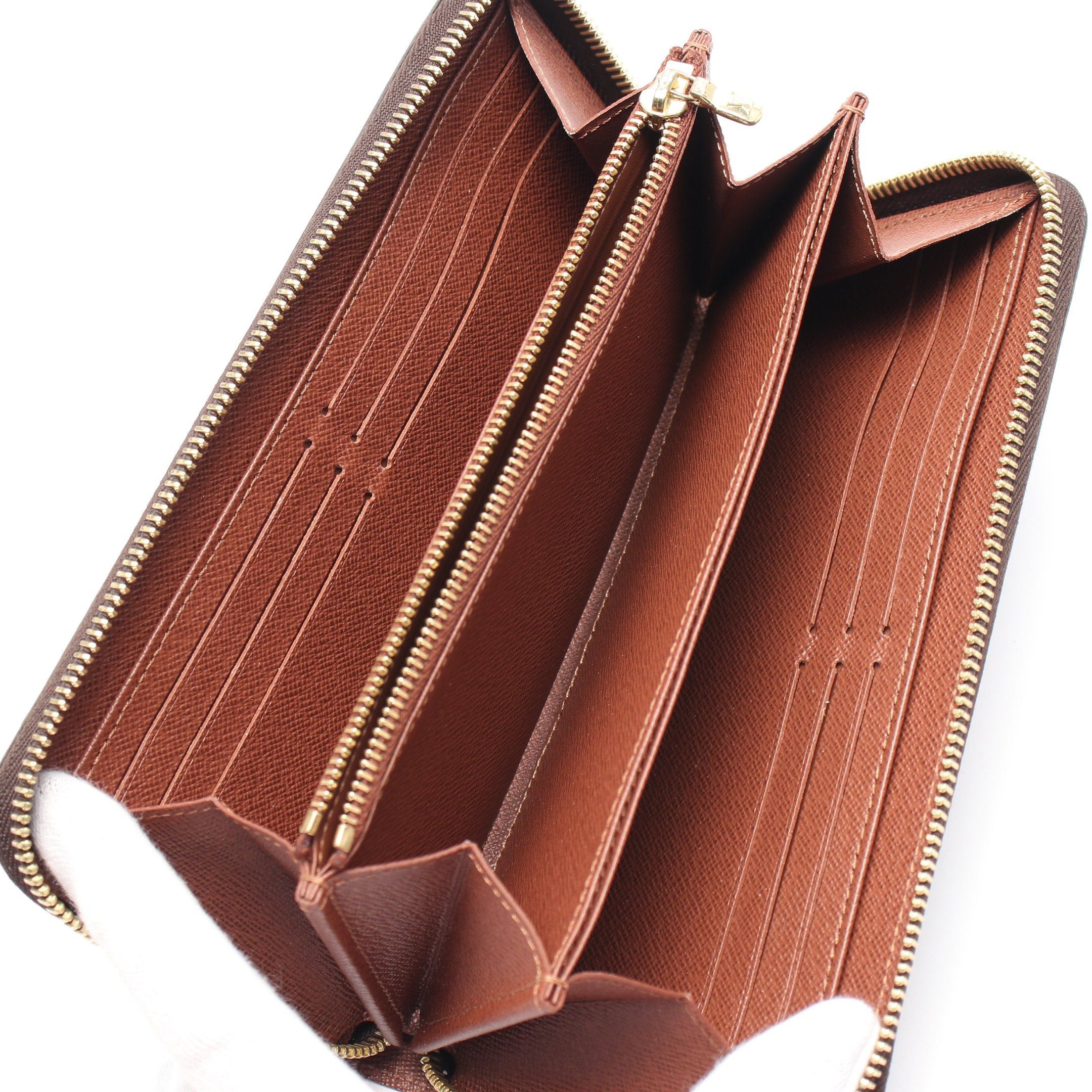 Louis Vuitton Louis Vuitton Zippy Wallet Monogram Round Zipper Long Brown Size ONE SIZE - 3 Thumbnail