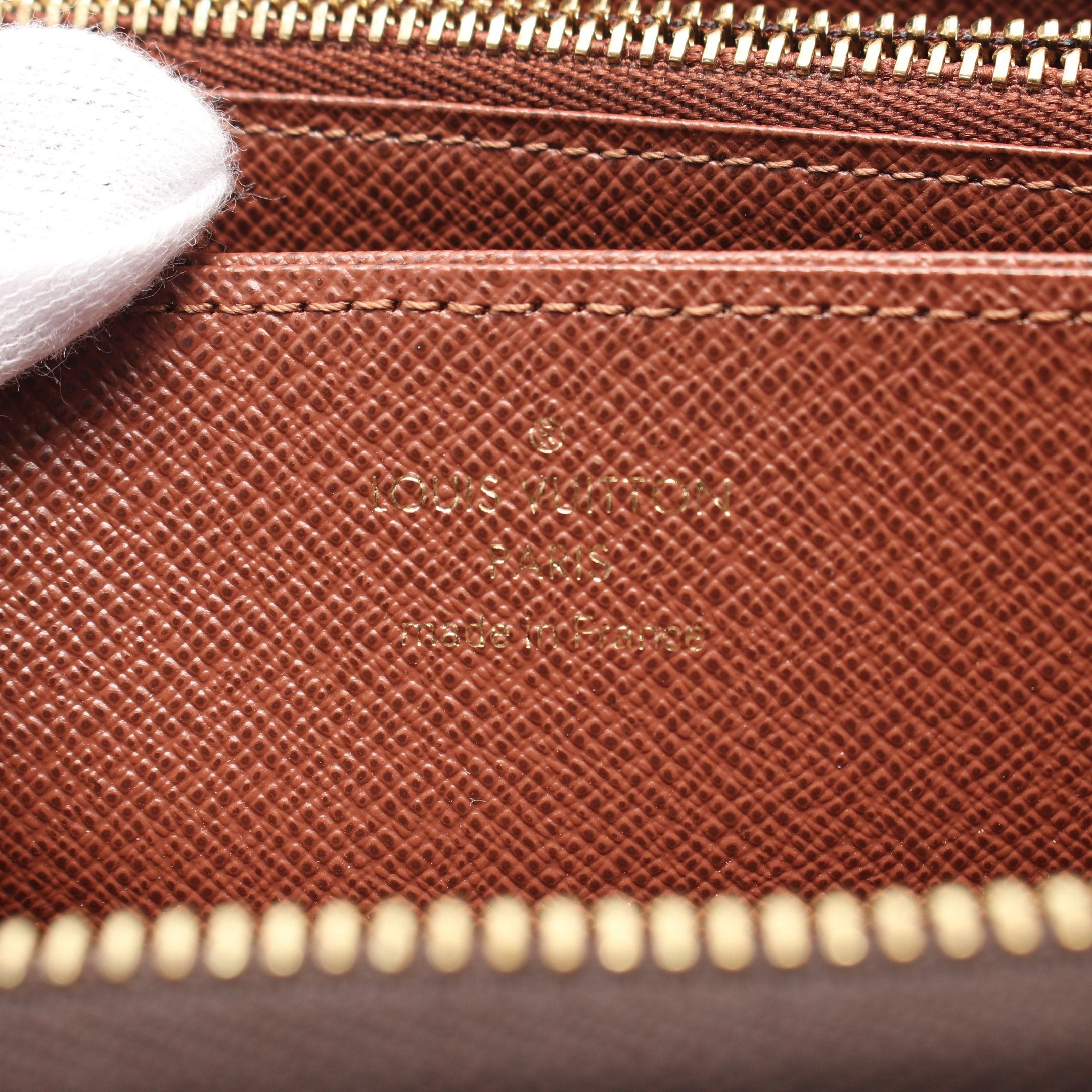 Louis Vuitton Louis Vuitton Zippy Wallet Monogram Round Zipper Long Brown Size ONE SIZE - 4 Thumbnail