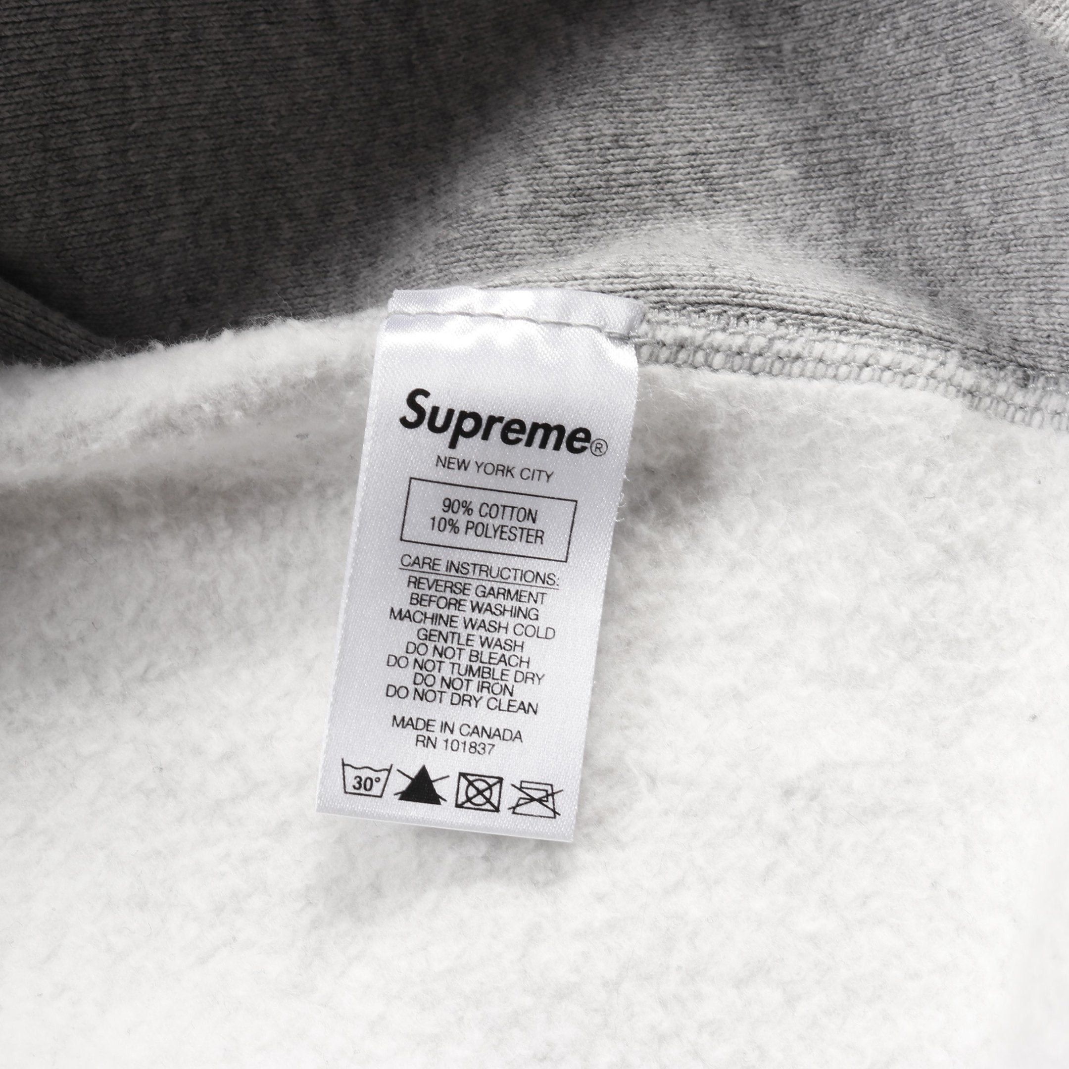 Supreme Supreme Supreme * Swarovski Box Logo Hooded Sweatshirt Sweat Pullover Hoodie Cotton Gray 25Th Anniversary 19Ss Size ONE SIZE - 5 Thumbnail