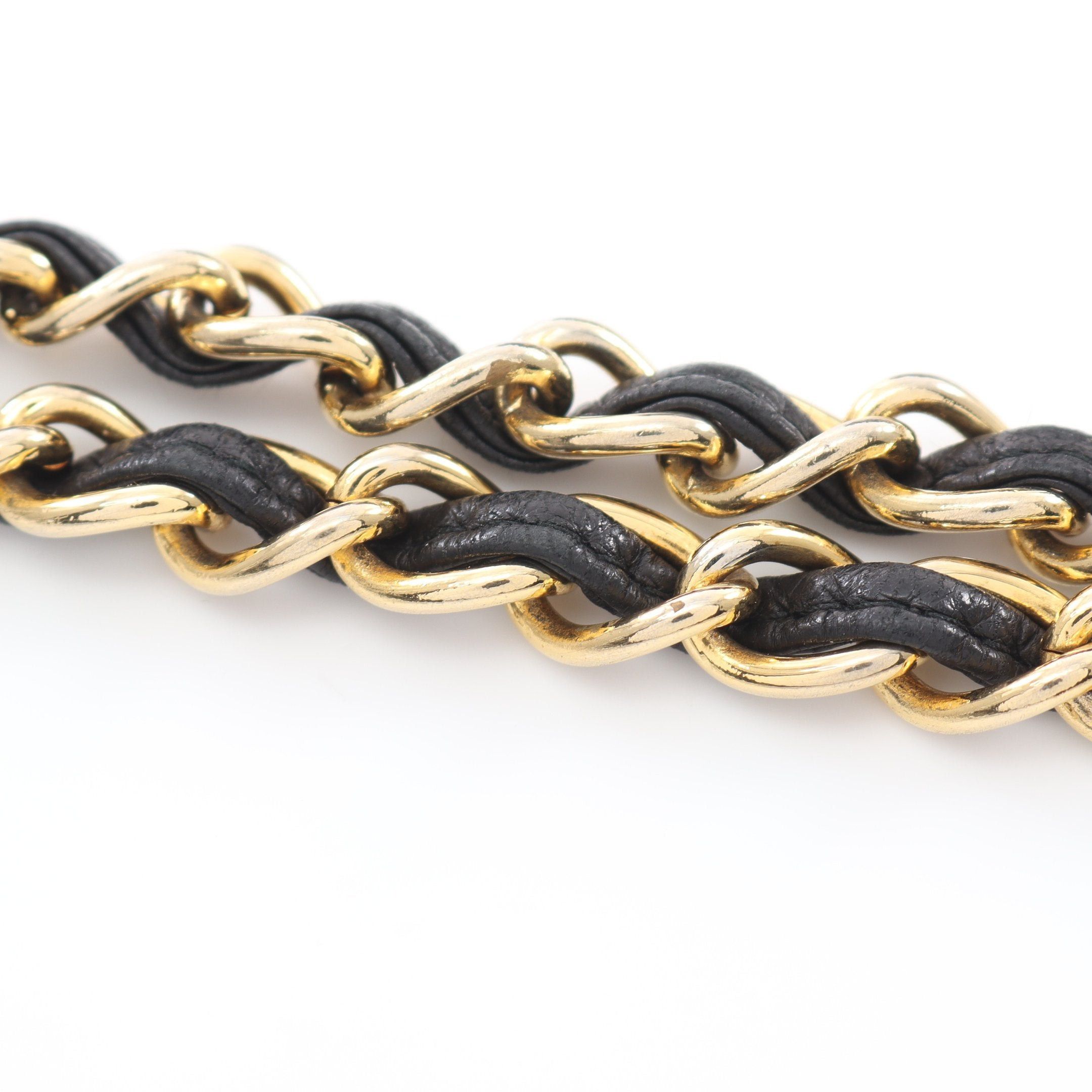 Chanel Chanel Matelasse Chain Shoulder Bag Lambskin Black Gold Hardware Tassel Size ONE SIZE - 11 Thumbnail