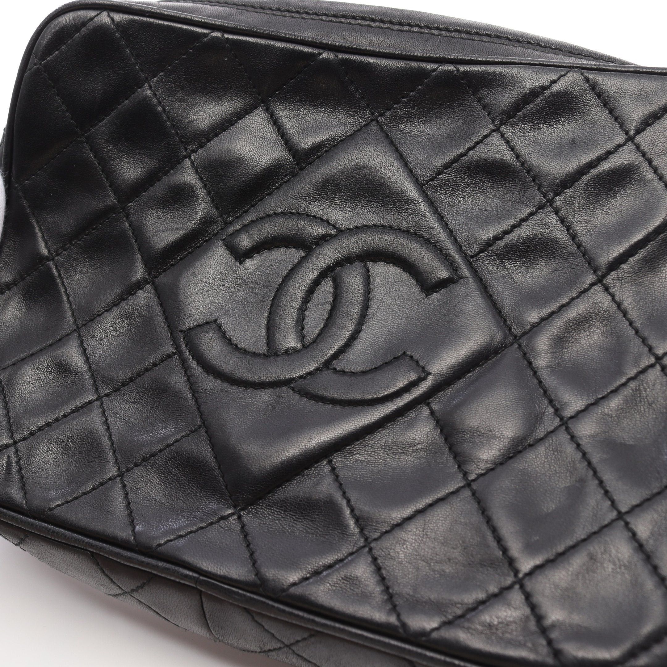 Chanel Chanel Matelasse Chain Shoulder Bag Lambskin Black Gold Hardware Tassel Size ONE SIZE - 13 Thumbnail