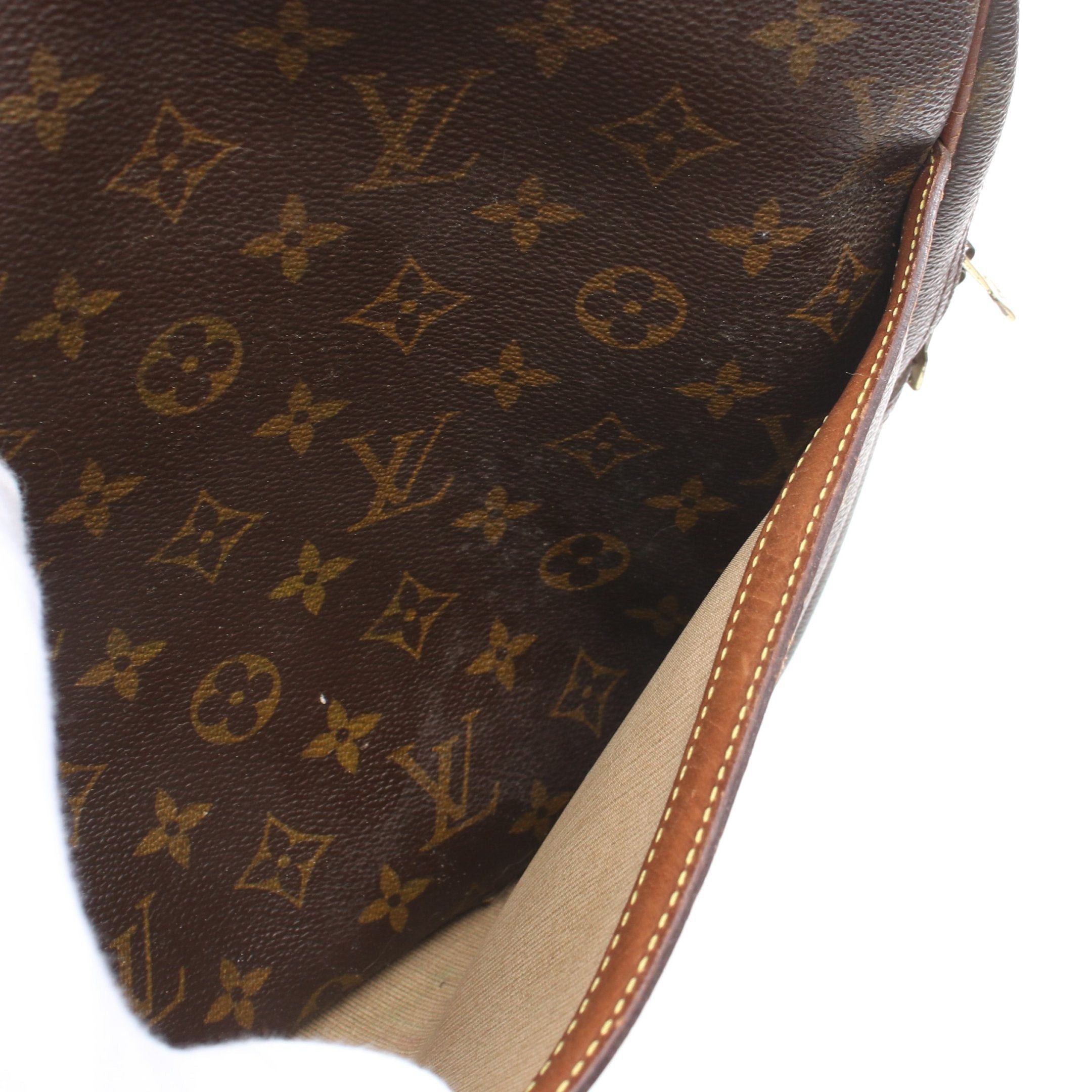 Louis Vuitton Louis Vuitton Reporter Gm Monogram Shoulder Bag Leather Brown Size ONE SIZE - 10 Thumbnail