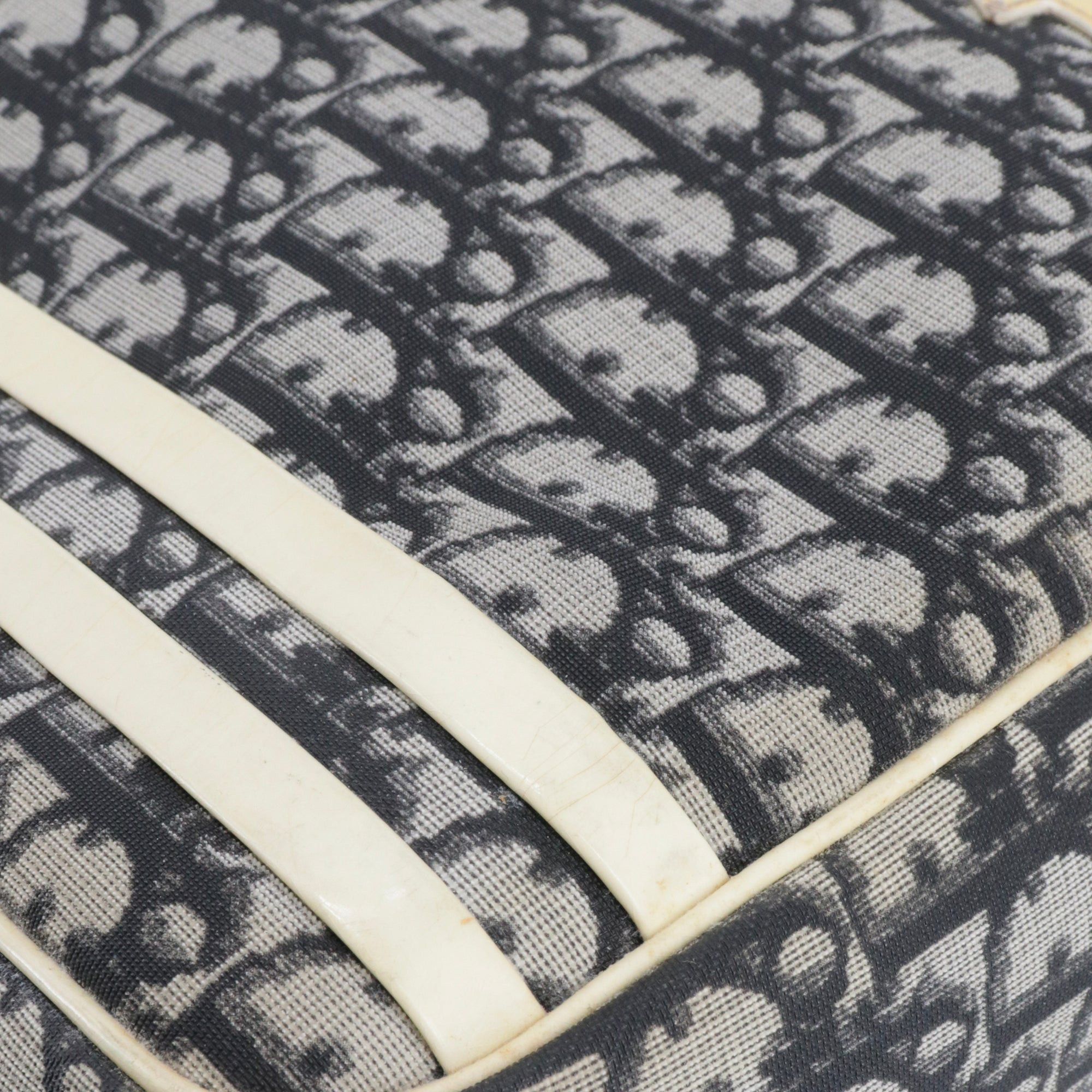 Dior DIOR - Dior shoulder bag in black and white canvas Size ONE SIZE - 5 Thumbnail
