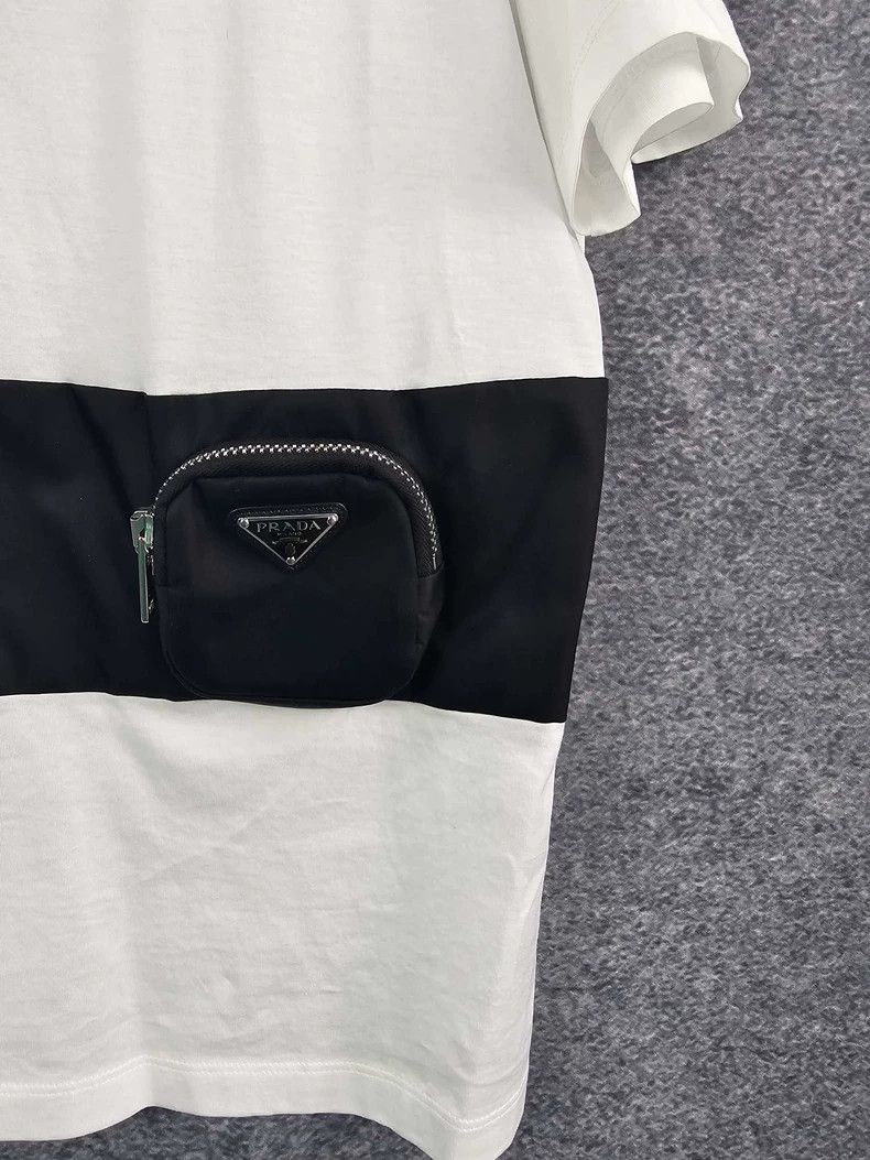 Prada Color Block Short Sleeve T-Shirt Size US S / EU 44-46 / 1 - 6 Thumbnail