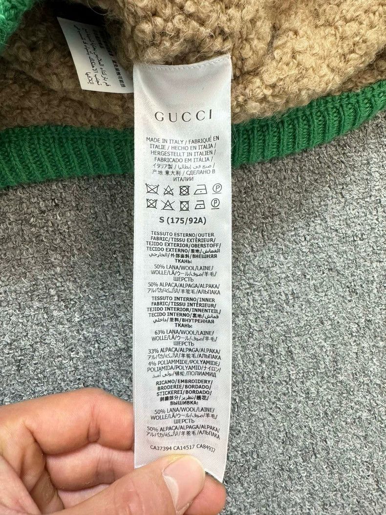 Gucci Gucci Green and White Knit Cardigan Size US S / EU 44-46 / 1 - 5 Thumbnail