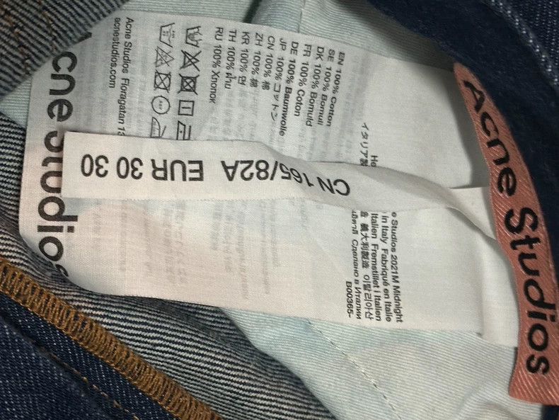 Acne Studios ACNE Studios Classic Denim Pants Size 30/30 Size US 30 / EU 46 - 4 Thumbnail