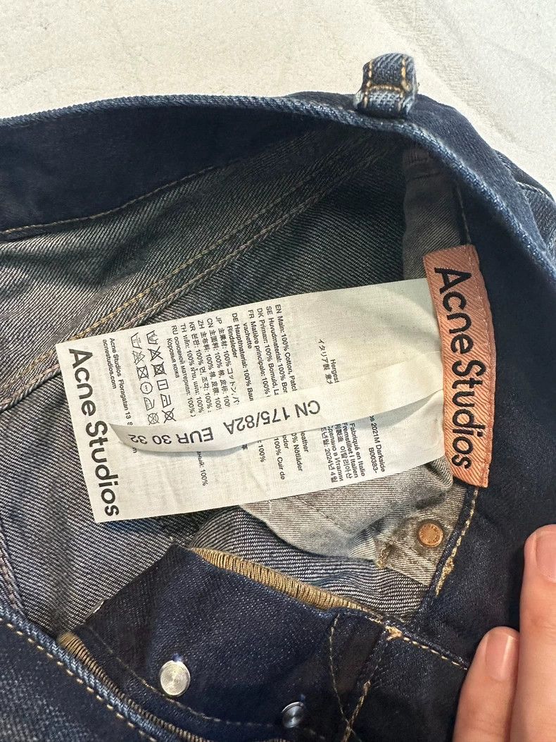 Acne Studios Acne Studios Dark Wash Denim Pants Size US 30 / EU 46 - 3 Thumbnail