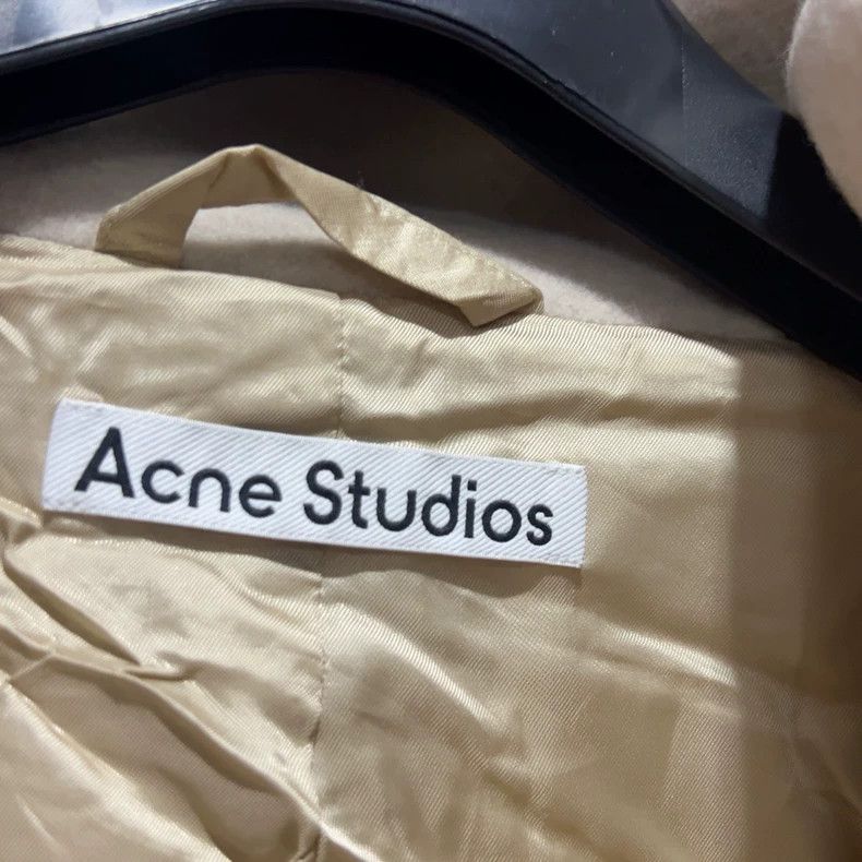 Acne Studios Acne Studios Classic Wool Coat in Oatmeal Size US S / EU 44-46 / 1 - 4 Thumbnail