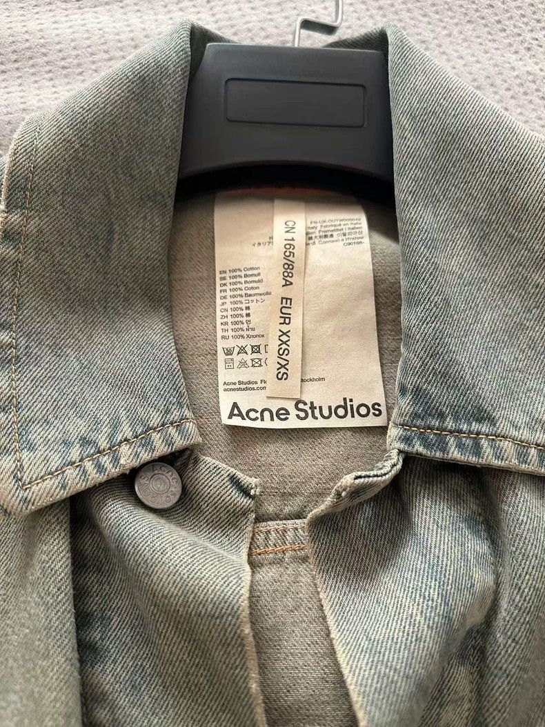 Acne Studios Acne Studios Distressed Denim Jacket Size US XS / EU 42 / 0 - 3 Thumbnail